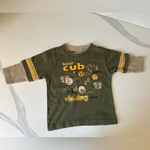 Arizona Jean Company Y2K Long Sleeve Top Fishing Outdoor Theme Top 12M